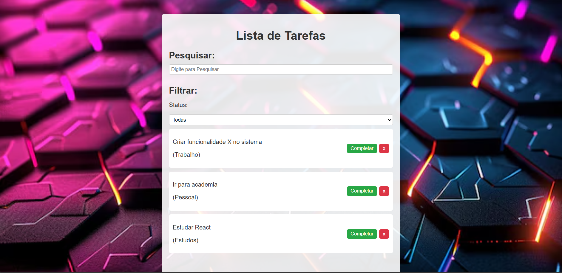 Gerenciador de Tarefas